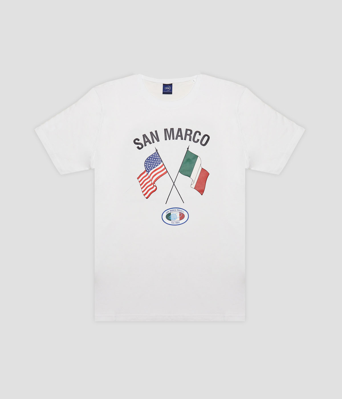 San Marco printed t-shirt with flags