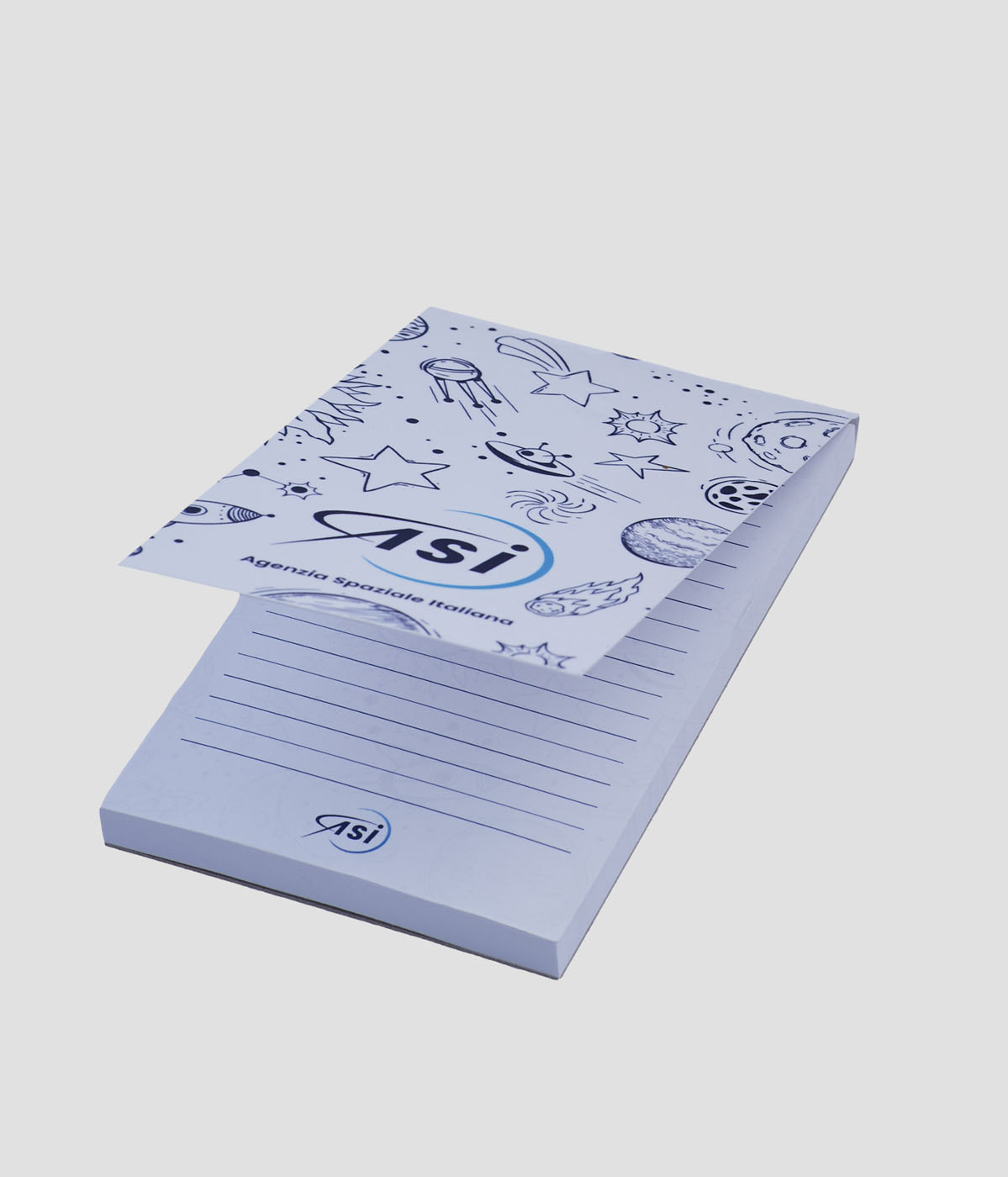 Notebook with cartoon pattern