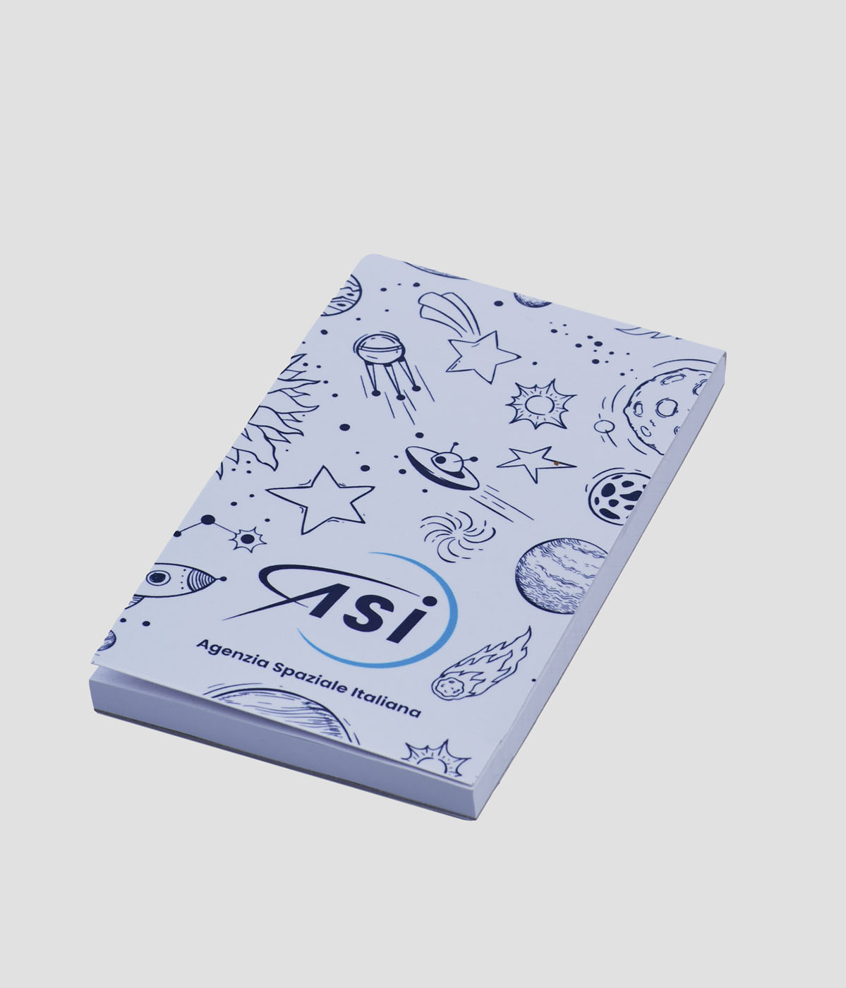 Notebook with cartoon pattern