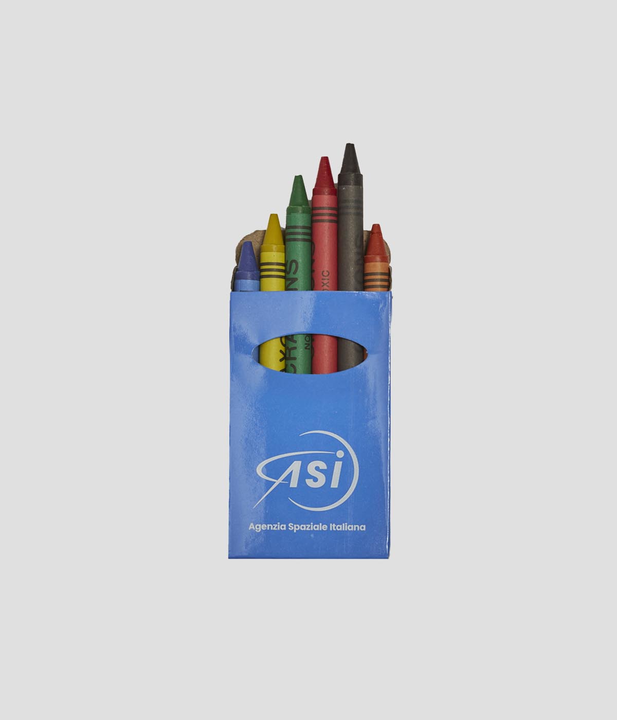 Coloured wax crayons set