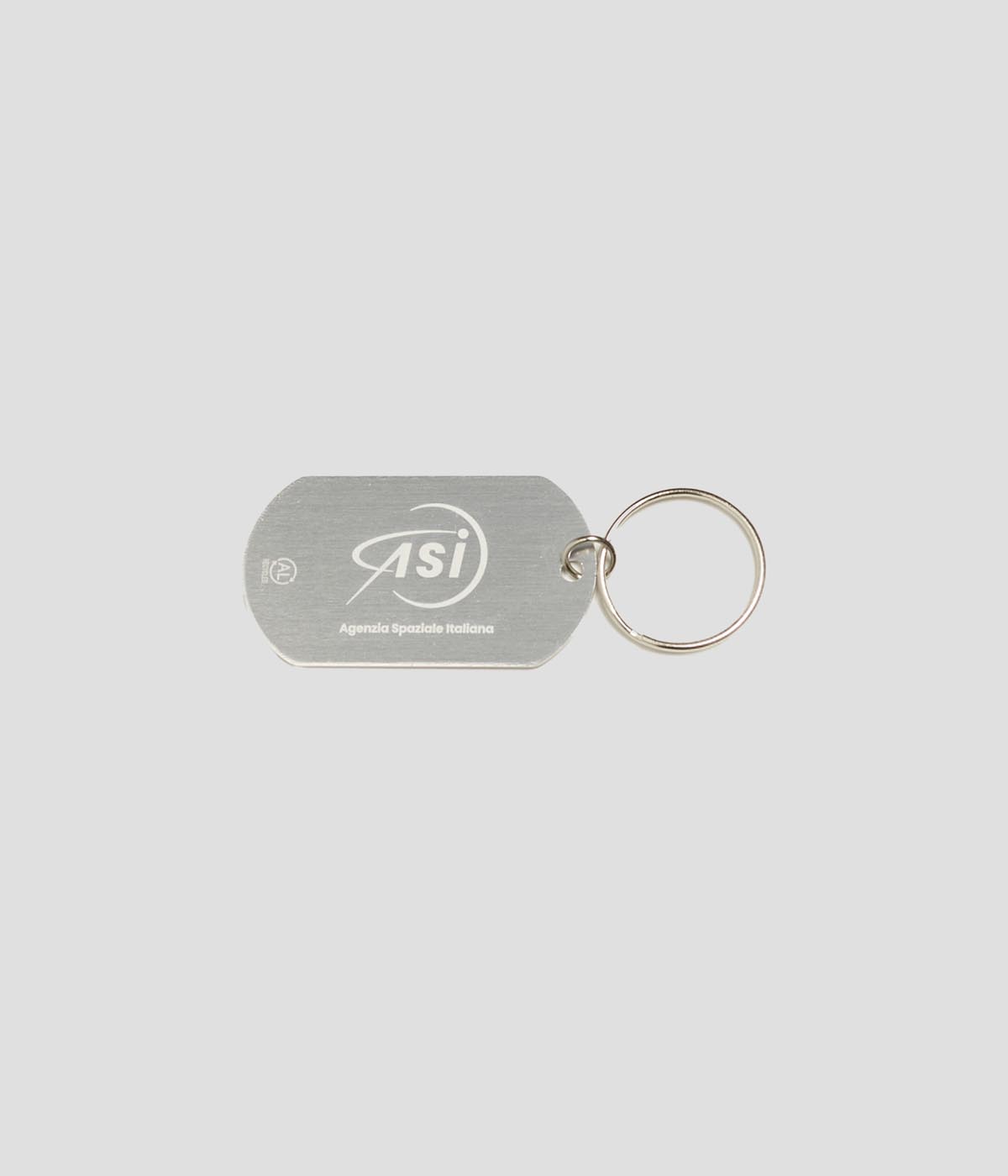 Metal plate key ring